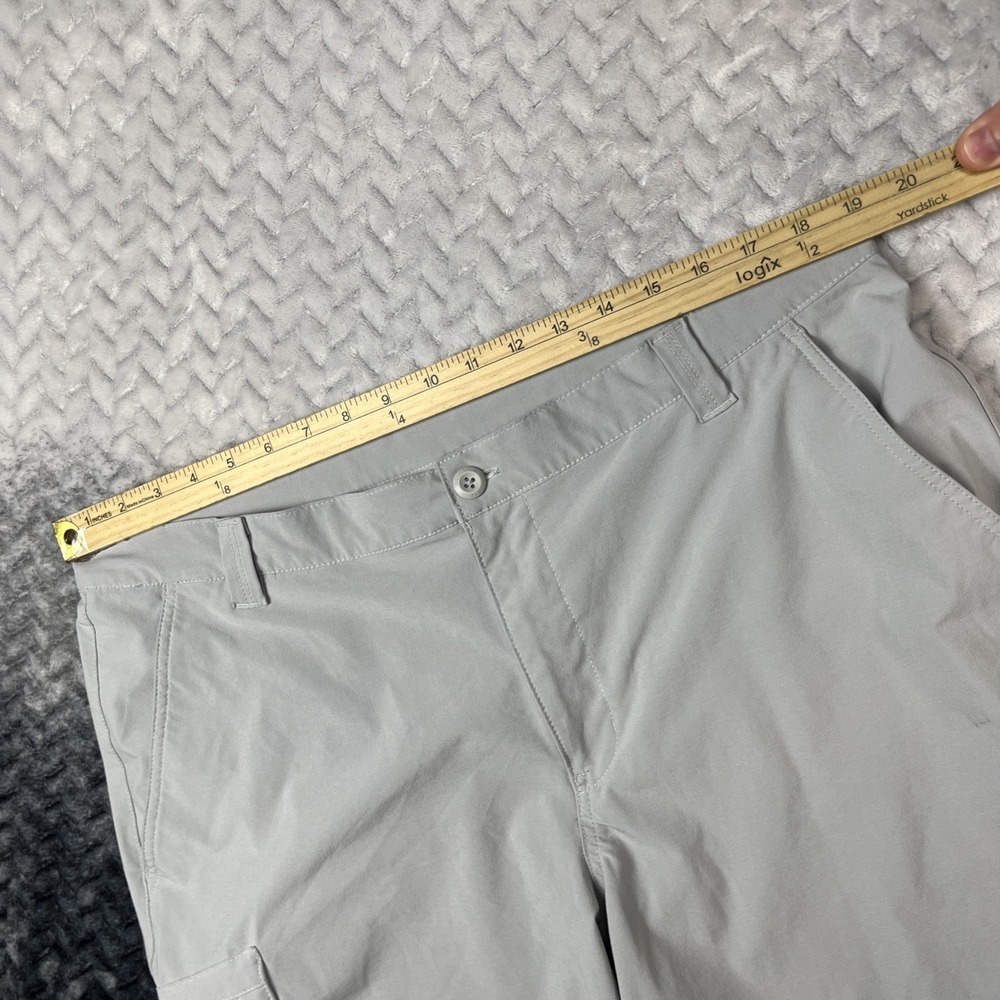 Columbia PFG Deep Waves Shorts Mens 38 Gray Omni Shade Outdoor Fishing Stretch - Picture 6 of 10